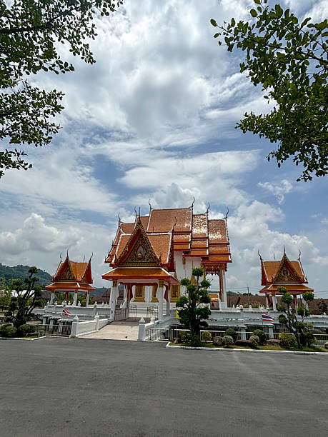 istock Ornate Chapel at Wat Luang Pu Supa Temple Surrounded by Tranquil Temple Grounds in Phuket, Thailand 2217743825