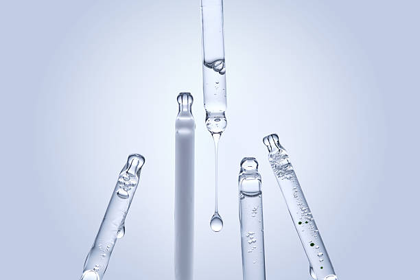 istock Five different droppers with facial serum. 2217749355