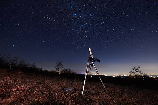 istock Astronomical telescope for observing stars, planets, Moon and other celestial objects. 2217751606