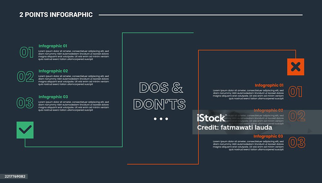 Sample Process Comparison Vector Comparison Choice Infographic Process Diagram With Open Long Container ...