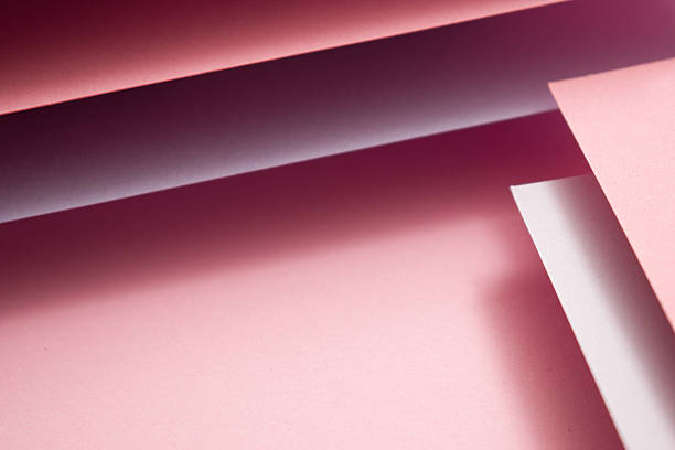 istock Geometric light violet and pink background with copy space 2217769388