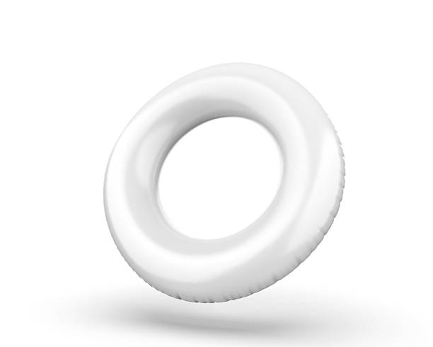 istock Inflatable Swim Ring mockup for branding and presentation, 3d illustration. 2217776096