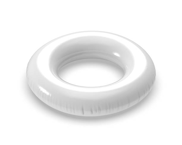 istock Inflatable Swim Ring mockup for branding and presentation, 3d illustration. 2217776097