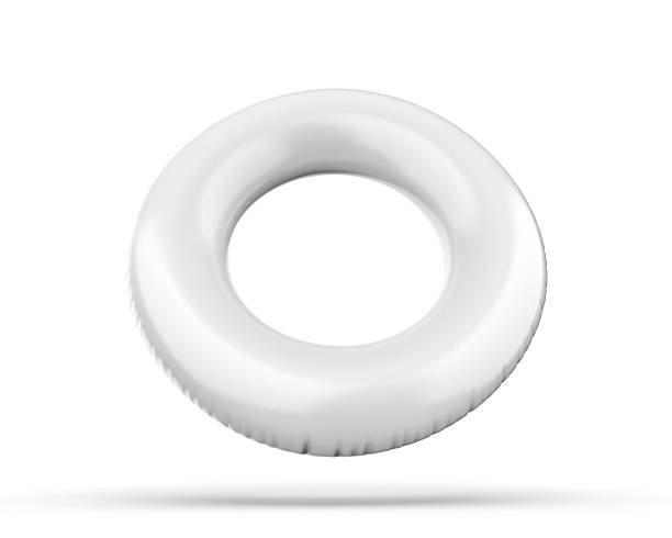 istock Inflatable Swim Ring mockup for branding and presentation, 3d illustration. 2217776106