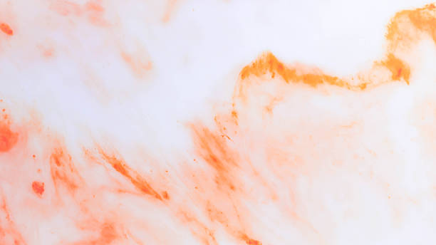 istock Soft orange and white abstract fluid texture for packaging, wellness branding, meditation graphics, skincare ads, and gentle visual backgrounds in lifestyle or spa content 2217778481