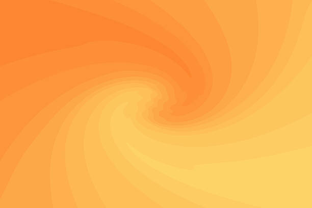 istock Abstract yellow, orange color curling backdrop, wavy texture background. Abstract yellow waves wallpaper. Elegant curvy landscape with lights for presentation, social media, poster, web banner 2217781320