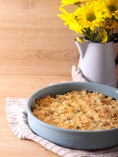 istock rhubarb crumble baked dessert 2217788706