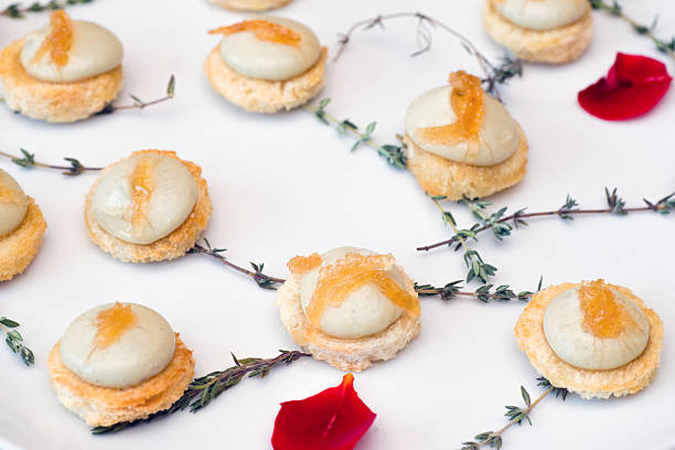 Buffet reception finger food appetizers on the exclusive event