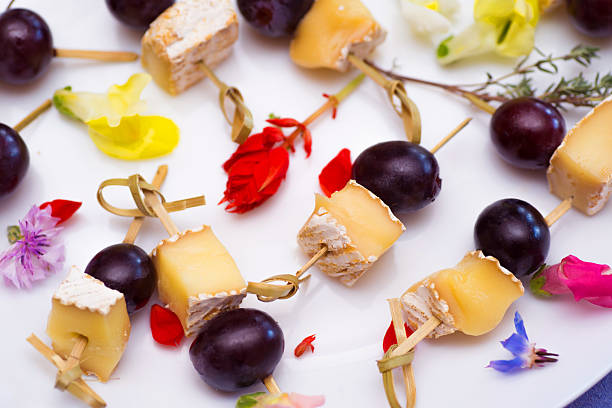Buffet reception finger food appetizers on the exclusive event