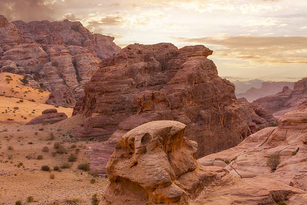 istock sandstone rocks in little petra Jordan 2217796781