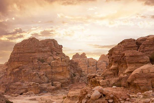 istock sandstone rocks in little petra Jordan 2217796829