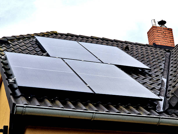 istock Battery storage is used to store electrical energy produced by solar panels that has not been consumed at the time of its generation. advantageous use of batteries at night, in cloudy weather 2217798385