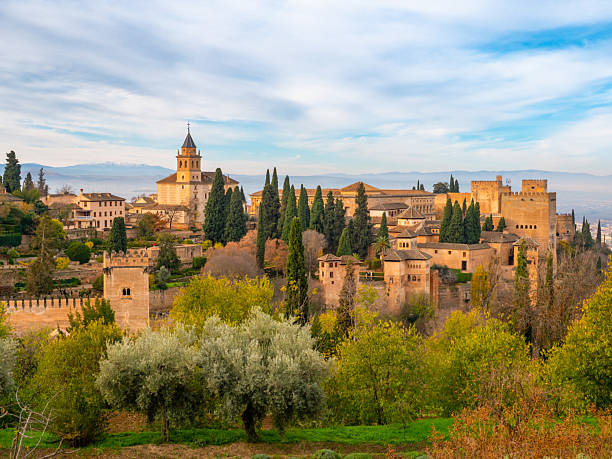 istock Panoramic view of the Alhambra in Granada, Spain 2217798732