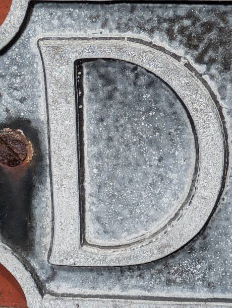 istock Written Wording in Distressed State Typography Found Ransom Letter D 2217801436