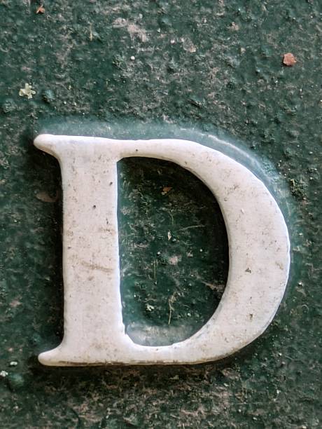 istock Written Wording in Distressed State Typography Found Ransom Letter D 2217801445