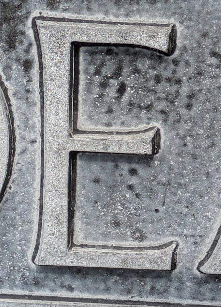 istock Written Wording in Distressed State Typography Found Ransom Letter E 2217801681
