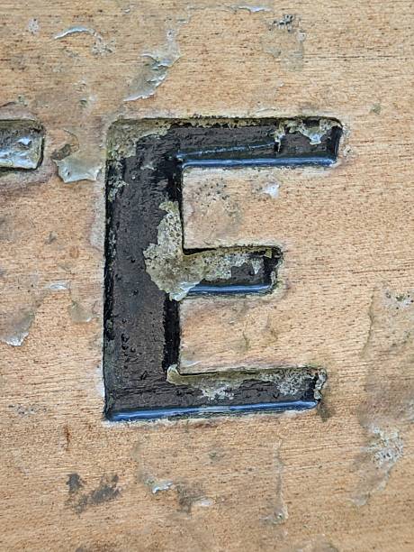 istock Written Wording in Distressed State Typography Found Ransom Letter E 2217801743