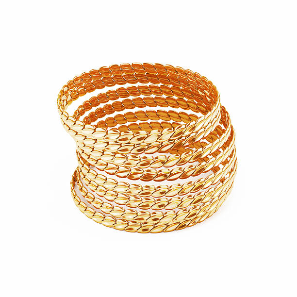 istock 24K Gold Bracelet Arab Turkish Culture, Object Clipping Path 2217816781