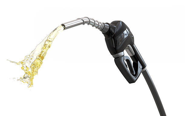istock Black Gas Pump While Filling Gasoline, Object Clipping Path 2217816860