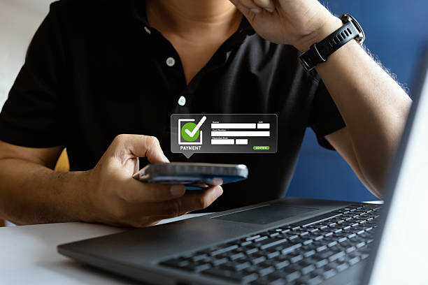 istock Online Payment with Credit Card and Digital Shopping Interface 2217821230