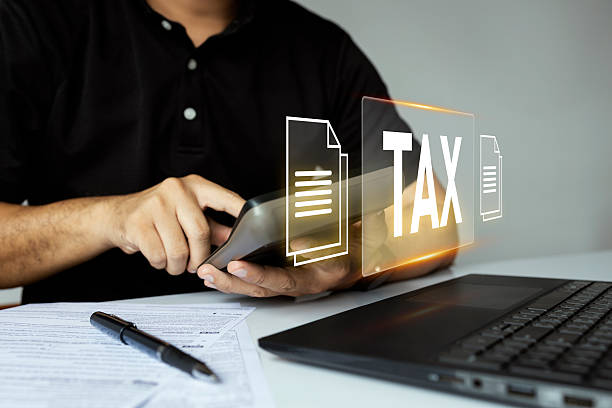istock Digital tax calculation and financial management 2217823159