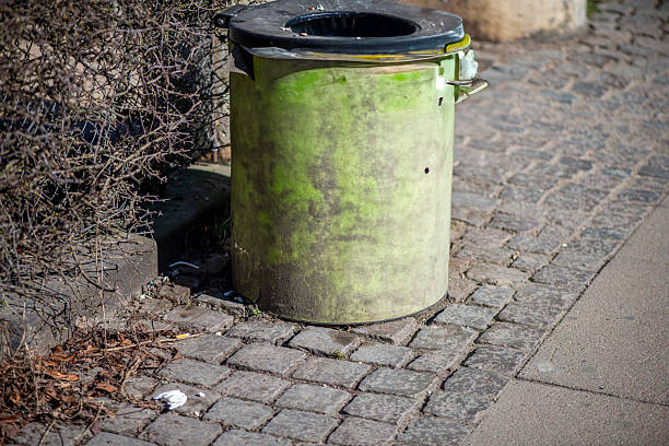 istock Urban Trash Bin on City Street 2217831846