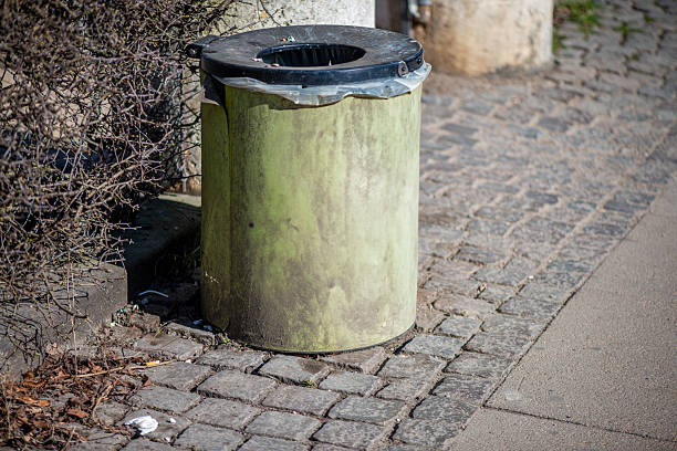 istock Urban Trash Bin on City Street 2217831863