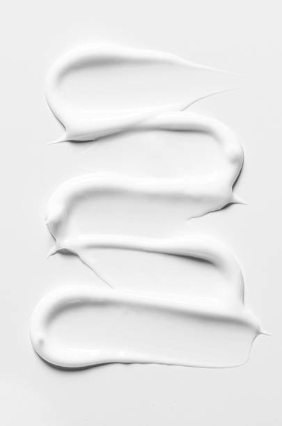 istock A sample of a white cosmetic moisturizer or anti-aging cream 2217844595