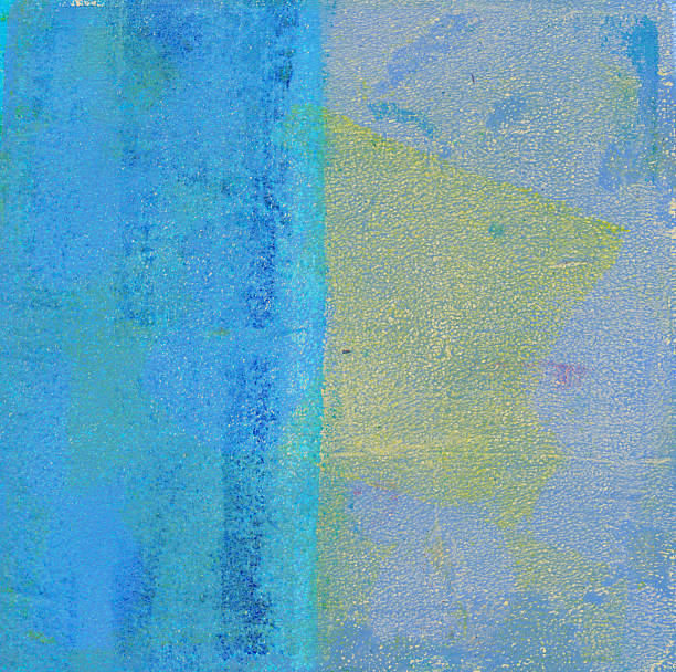 istock Blue Color Block Hand Painted Art 2217854312