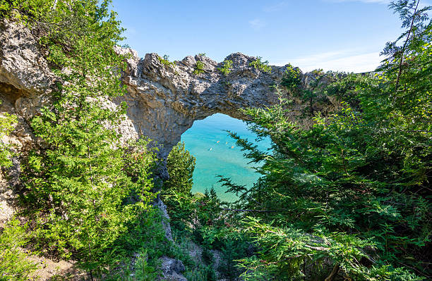istock Arch Rock Above Lake Michigan-horizontal 2217856614