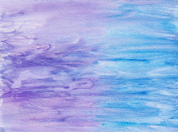 istock Purple and Blue Hand Painted Background 2217860489