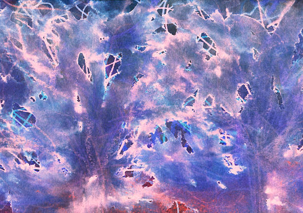 Background with bright neon colors of blue, purple and pink.