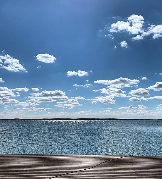 Lake panorama from the beach