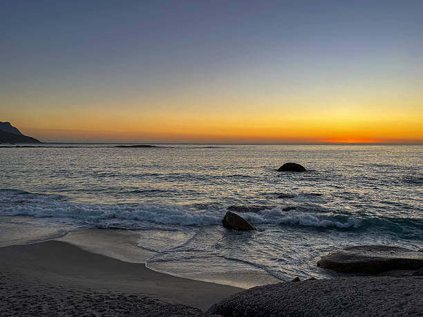 istock Beautiful Sunset at Camps Bays, Cape Town 2217886385