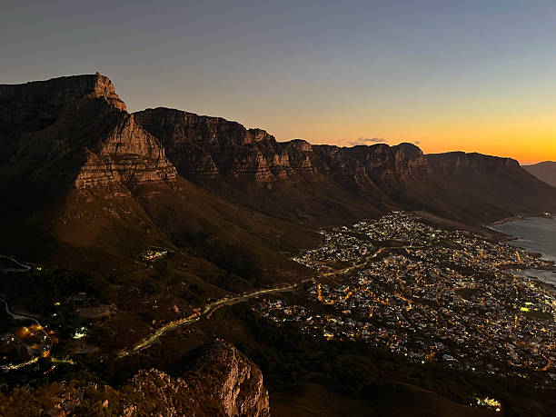 istock Sunset over Cape Town as viewed from Lion's Head 2217886518