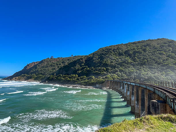 Abandoned Drawbridge over Kaaimans River in Wilderness, South Africa