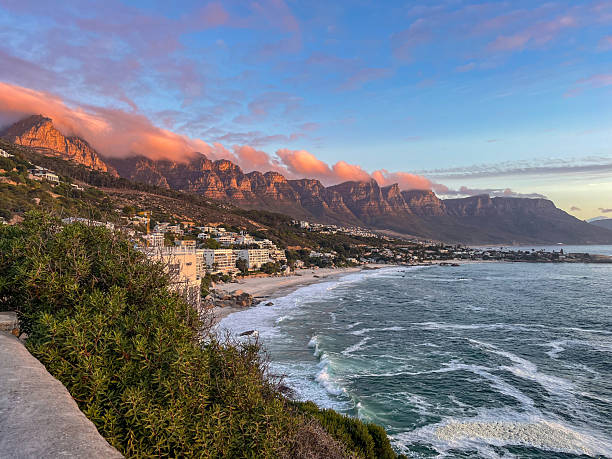 Beautiful Sunset over Clifton, Cape Town