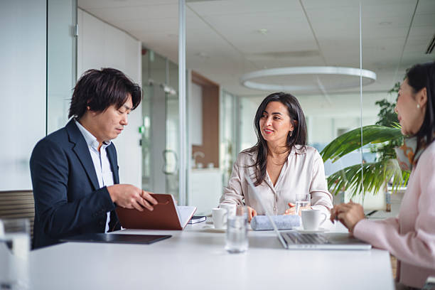 istock Multiracial Business Team in Meeting Room Discussion 2217890141