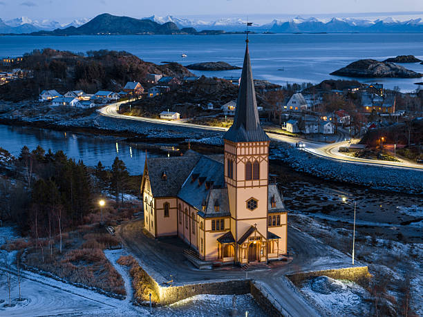 istock Norway Kabelvag Church 2217894065