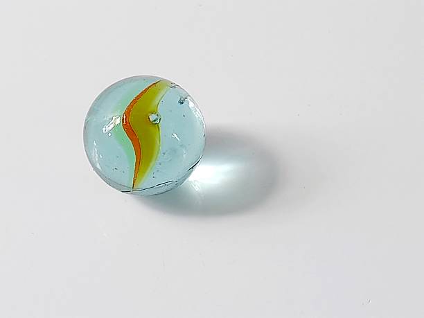 istock Clear glass ball on white background. 2217916176