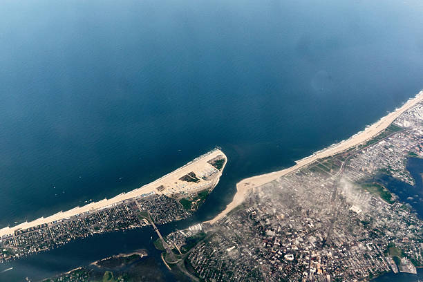istock Aerial view of beach and ocean 2217920547