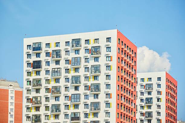 istock High-rise modern apartment building. Modern architecture. 2217926904