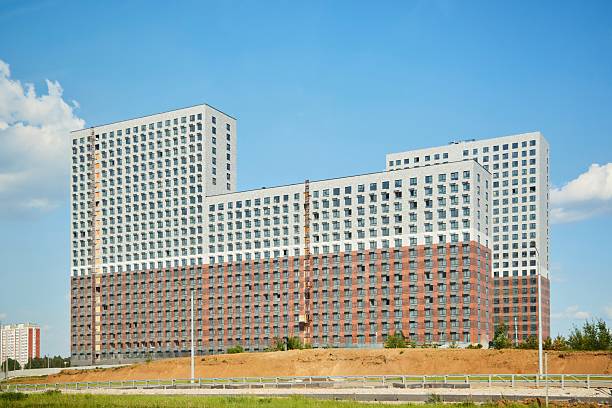 istock High-rise modern apartment building. Modern architecture. 2217926918