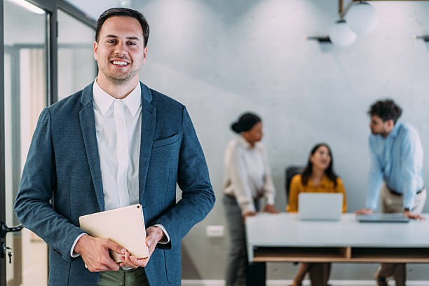 istock Successful businessman in the office. 2217933567