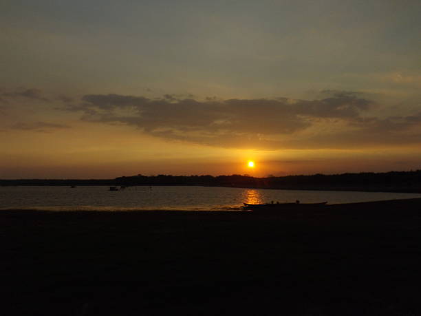 istock sunset in the lake 2217943103