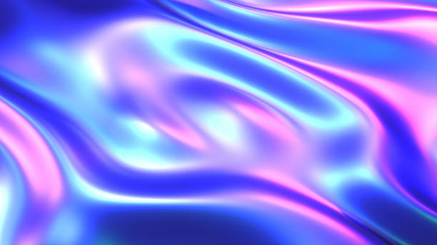 istock Purple blue plastic shiny background, latex glossy metallic texture pattern wallpaper. 2217946070