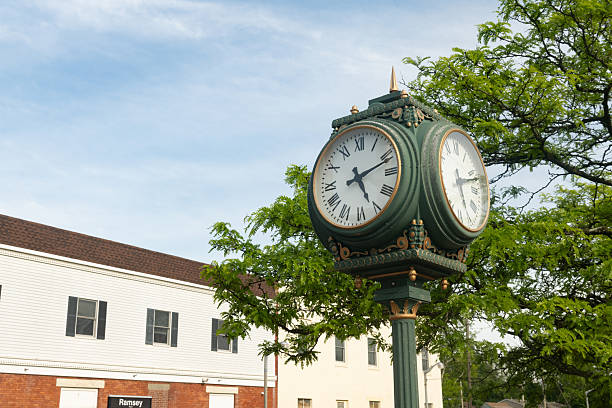 istock Traditional Clock in Ramsey New Jersey USA 2217949314