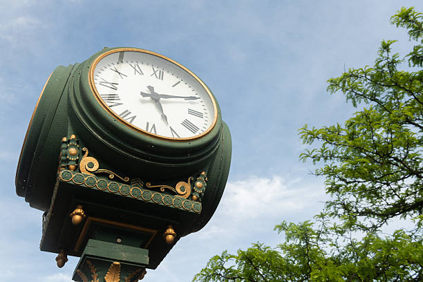 istock Traditional Clock in Ramsey New Jersey USA 2217949341