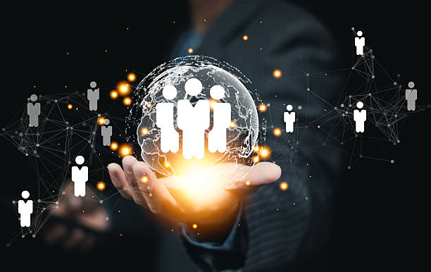 istock Customer Relationship Management, Businessman use tablet with global structure customer network technology, Data exchanges development. customer service, social media. digital marketing online. 2217960214