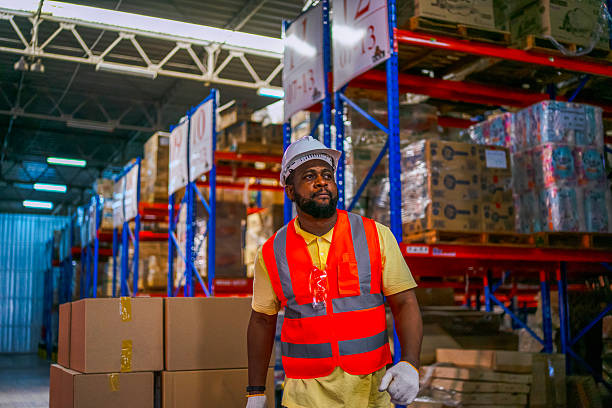 istock Logistics employees are working warehouse. 2217960557